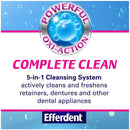 Efferdent Denture Cleanser Tablets | Complete Clean | Cleanser for Retainer and Dental Appliances | 44 Tablets Each | Pack of 3 efferdent Store