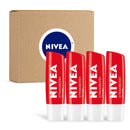 NIVEA Strawberry Lip Care - Tinted Lip Balm for Beautiful, Soft Lips, 0.17 Ounce (Pack of 4) NIVEA
