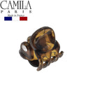 Camila Paris AD115/6 French Hair Clips for Women1/2 Inch, Set of 6 Extra Small Girls Hair Claw Clips Jaw Fashion Durable Styling Hair Accessories for Women, Strong Hold No Slip Grip, Made in France Camila