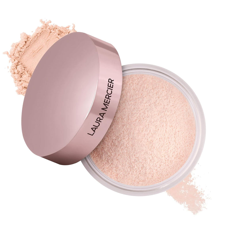 Laura Mercier Translucent Loose Setting Powder, 24HR Shine Control, Infused with Vitamins C + E, Soft Matte Finish, Normal to Oily Skin, 4 Shades for Virtually All Skin Tones, Holiday Gift Set Infinity Warehouse