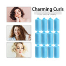 50 Pieces Sponge Hair Rollers,Foam Curlers, Soft Sleeping Hair Curler 0.98 Inch Flexible Hair Styling Tool With Stainless Steel Rat Tail Comb for Hair Styling For Long Hair Short Hair (blue) BEAUTIYAND