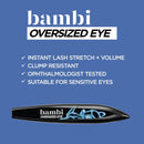 L'Oreal Paris Bambi Oversized Eye Washable Mascara, Instant Lash Stretch and Volume, Lifts, Curls and Extends Lash Length, Clump Resistant, Washable, Intense Black, 0.2800 fl. oz. L'Oreal Paris