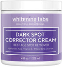 Dark Spot Corrector Face Body Cream. Spot Fade Remover Diminisher for Men and Women 4 OZ WhiteningLabs
