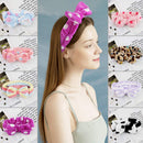 Bow Hair Band Spa Headband, 8PCS Makeup Headbands for Women Shower Spa 3 otters Store