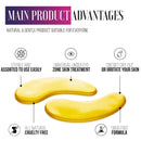 Under Eye Patches - 24K Gold Under Eye Mask Anti-Aging Hyaluronic Acid Collagen Under Eye Pads Reducing Dark Circles & Wrinkles Treatment Gel Bags LE GUSHE