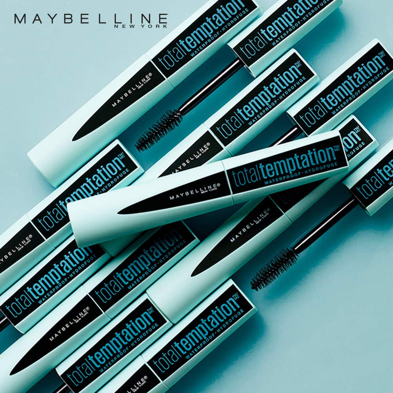 Maybelline New York Makeup Total Temptation Waterproof Mascara, Very Black, 0.3 Fl Oz (Pack of 1) , K2466800 Maybelline New York