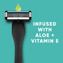 Made For YOU by BIC Shaving Razor Blades for Every Body - Men & Women, with 2 Cartridge Refills - 5-Blade Razors for a Smooth Close Shave, TEAL, Kit Made For You
