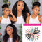 Beauty Forever Headband Human Hair Wig Water Wave Glueless Human Hair Wigs With Pre-attached Scarf Non Lace Front Wigs for women Natural Color 150% Density 24 Inch Beauty Forever Store