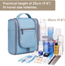 Hanging Travel Toiletry Bag Kit Cosmetic Makeup Organizer for Women and Men (Sky Blue) Narwey Store