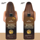 First Botany, Biotin Hair Growth Shampoo Conditioner Anti Hair Loss Thickening formula Collagen & Stem Cell For Hair Regrowth Anti Thinning Sulfate Free For Men Women Anti Dandruff Treatment 16 oz x2 Infinity Warehouse