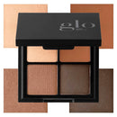 Glo Skin Beauty Eye Shadow Quad | Four Expertly Matched Shades for A Custom Eye Statement, (Bon Voyage) Infinity Warehouse