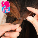 Clear Elastic Hair Bands, Teenitor 2000pcs Mini Hair Rubber Bands with a Box, Soft Hair Elastics Ties Bands 2mm in Width and 30mm in Length Teenitor