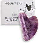 Mount Lai Rose Quartz Gua Sha Facial Tool – The Stone of Graceful Radiance – 100% Genuine Rose Quartz Stone Face Sculpting Tool for Lymphatic Drainage, Puffiness Reduction & Graceful Beauty Infinity Warehouse