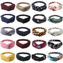 Soft Headbands for Women, 20 Pieces Knot Headbands for Women, Boho Elastic Non-slip Headbands, Hair Wraps Yoga Headbands Hair Hoop Hairbands, Cloth Criss Cross Bow Stretchy Headbands for Women Girls ANBALA