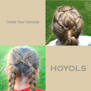 3/4” Inches Black Hair Rubber Bands for Hair Ties Small Elastics Bands Large Hair Braiding Ponytail Holders for Baby Toddler Girls Infants Kids Thick Hair Mini Black Rubber bands No Damage for Crafts Office 600pcs (M) by HOYOLS HOYOLS Store