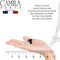 Camila Paris AD116/6 French Hair Clips for Women, Set of 6 Extra Small Girls Hair Claw Clips Jaw Fashion Durable Styling Hair Accessories for Women, Strong Hold No Slip Grip, Made in France Camila
