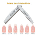 Nail Files and Buffers, 100/100 Grit Nail File Set, Double Sided Emery Boards Manicure Tools for Nail Grooming and Styling Fanzbike