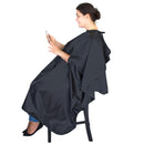 Hair Cutting Cape with Armholes - Professional Salon Cape - 100% Nylon - Haircut Cape - Hairdresser Cape - Styling Cape - Hair Gown - Hair Dressing Cape (Black) Salon Supply Co