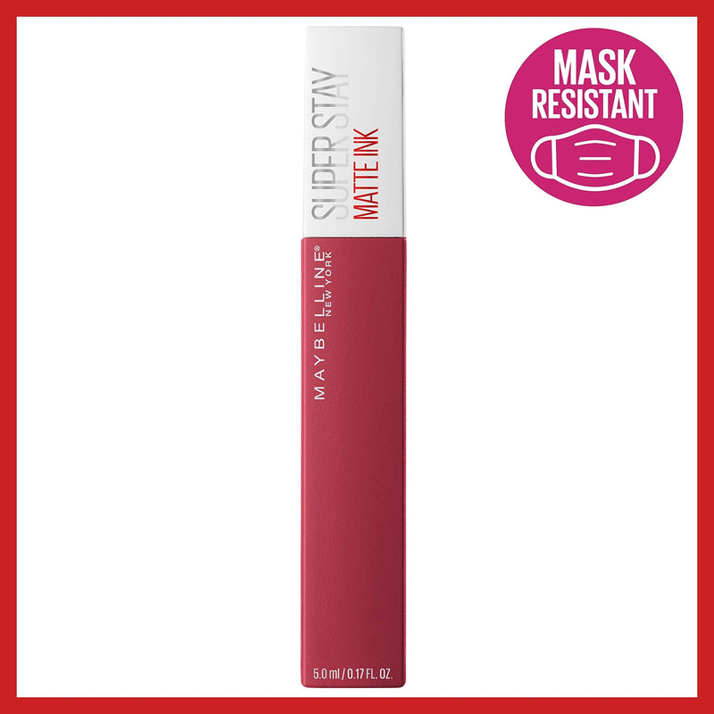 Maybelline New York SuperStay Matte Ink Un-nude Liquid Lipstick, Ruler, 0.17 Ounce Maybelline New York