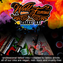 World Famous - Rocker Black, Professional Ink, Vegan, Made in USA, 1 oz. World Famous Tattoo Ink