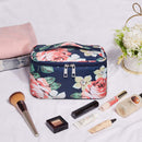 Travel Makeup Bag Large Cosmetic Bag Make up Case Organizer for Women and Girls (Small, Leopard) Narwey