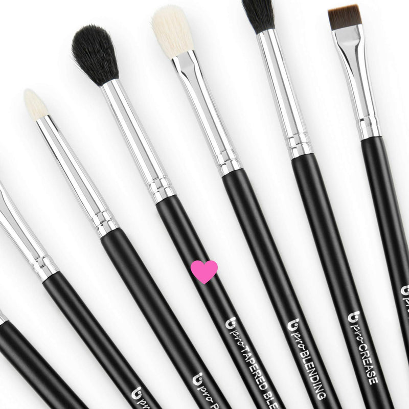 Tapered Blending Eyeshadow Makeup Brush – Beauty Junkees Professional Eye Shadow Blender Make Up Brush with Soft Fluffy Natural Hair Dome Bristles for a Beautifully Blended Crease; Premium Quality Beauty Junkees