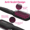 Prizm Hair Straightener Brush, Negative Ion Enhanced Hot Straightening Brush, 30s Fast Heating for Smooth, Frizz-Free and Shine hair, Anti Scald, Temp Lock, LCD Display, Portable for Home & Travel Prizm