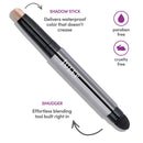 Julep Eyeshadow 101 Crème to Powder Waterproof Eyeshadow Stick, Clove Shimmer Julep Store