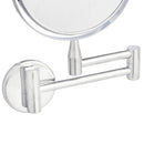 Amazon Basics Wall-Mounted Vanity Mirror - 1X/5X Magnification, Chrome Amazon Basics