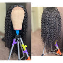 13x4 Water Wave Frontal Wigs Human Hair BLY Glueless Wet and Wavy Lace Front Wigs for Black Women 150% Density Pre Plucked Natural Black Color 22 Inch BLY Store