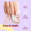 Beetles Gel Nail Polish Set, Marshmallow Collection Spring Summer Pastel Nude Pink Blue 6 Colors Soak Off Gel Polish Kit Gift for Women beetles Gel Polish