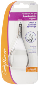 Sally Hansen Nip'em On The Go Classic Travel Nipper, Cuticle Clipper, Pack of 1,Cuticle Nipper, Nail Nipper, Nipper, Smaller Blade, Contoured Handle, Controlled Grip, Stainless Steel Sally Hansen