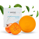 Mirai Clinical Persimmon Soap Bar with Magnetic Soap Holder - Nonenal Body Odor Eliminator for Women and Men, Personal care Solution with Easy to Install Magnetic Bar Soap Holder for Shower Wall Infinity Warehouse