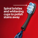 Colgate Keep Soft Manual Toothbrush for Adults with 2 Whitening Brush Heads, Navy Colgate