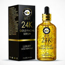 24K Gold Luxe Facial Elixir, Luxury Gold Ampoule, 1 fl oz/30ml'