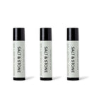 Salt & Stone California Mint Lip Balm (3 Pack) - Natural, Moisturizing, Hydrating Long Lasting Lip Balm That Leaves Lips Feeling Soft - Cruelty Free, Gluten Free, Made in USA Salt & Stone