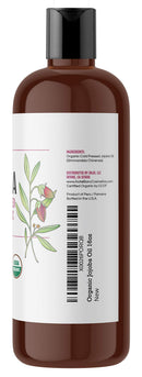 Jojoba Oil, USDA Certified Organic, 100% Pure, Cold Pressed, Unrefined. Revitalizes Hair & Gives Skin a Radiant Youthful Look. Great treatment for Face, Lips, Cuticles, Stretch Marks (16oz (473ml)) Kate Blanc Cosmetics Store