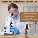 The Goodbye Company DMSO - 99.99% Pure Dimethyl Sulfoxide Solvent - International Laboratory-Grade Purity, Virtually Odorless - Hand-Crafted Small Batches - 4.25 oz Amber Glass Bottle with Dropper Infinity Warehouse