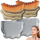New Lymphatic Contour Face Brush - Facial Sculpting & Anti-Puffiness Tool | Ultra Soft Dry Brush for Jawline Massage & Lymphatic Drainage | Ergonomic Design (Brown, 3pc) Infinity Warehouse