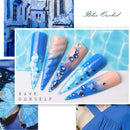 Makartt Nail Extension Gel Nail Builder, Blue Orchid Poly Nail Gel Extensions Trendy Nail Gel Art Design Easy DIY at Home P-92 Makartt