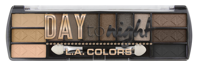 L.A. COLORS Day To Night 12 Color Eyeshadow Palette, Daylight, 0.28 Oz L.A. COLORS