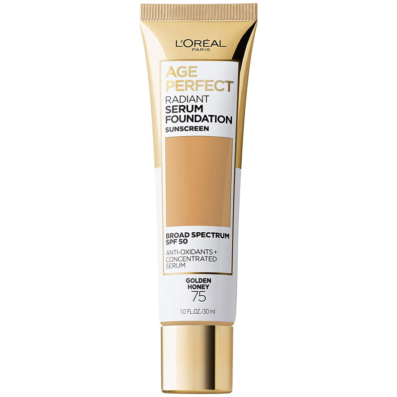 L'Oreal Paris Age Perfect Radiant Serum Foundation with SPF 50, Golden Honey, 1 Ounce L'Oreal Paris Store