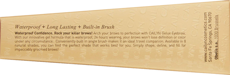Cailyn Cosmetics Gelux Eyebrow, Cocoa, 0.12 oz CAILYN