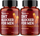 DHT Blocker for Men | Hair Growth Supplement with Saw Palmetto & Biotin - Hair Growth Vitamins - Hair Regrowth - Natural Hair Loss Supplements Liquid-Filled - Proprietary Herbal Blends (90 Capsules) Infinity Warehouse