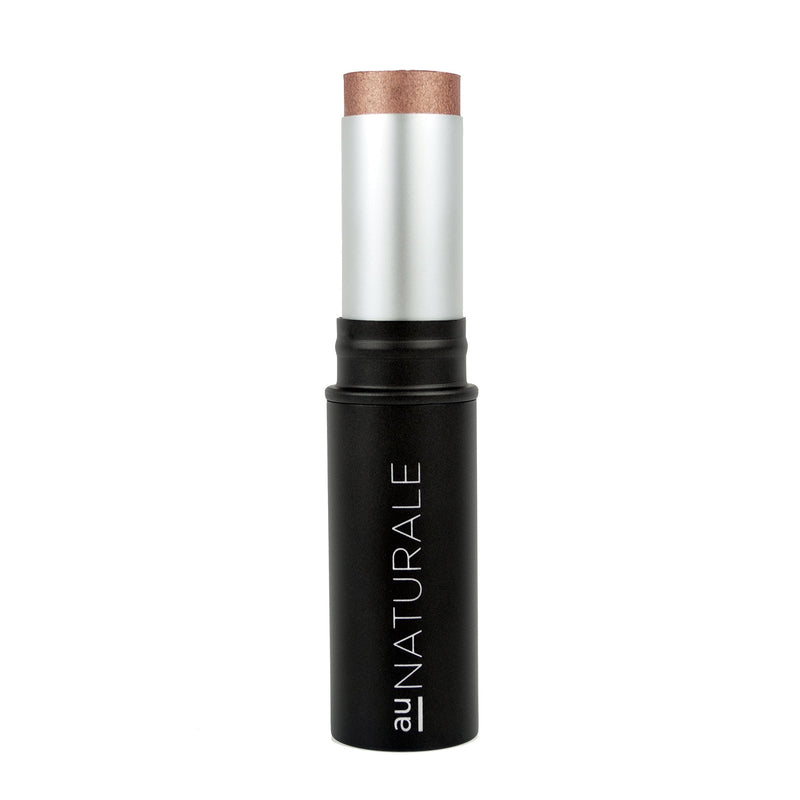 Au Naturale All-Glowing Creme Highlighter Stick in Rose Gold | Made in the USA | Organic | Vegan | Cruelty-free | Cream Au Naturale
