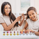 2 Set Acrylic Nail Practice Stand Magnetic Nail Tip Art Display Stand Holder Manicure Tool with Reusable Adhesive Putty Clay for Home Salon Makeup Lenlorry