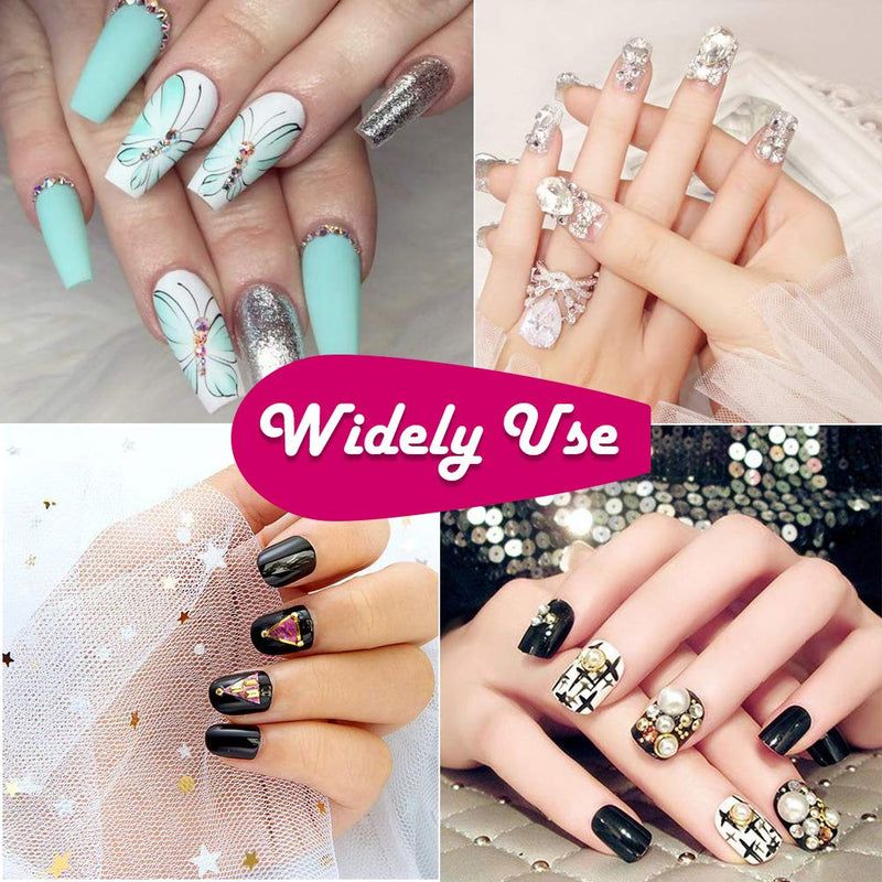 Teenitor Nail Glue, 15 x 2g Mini Professional Beauty Nail False Art Decorate Tips Acrylic Glue Teenitor