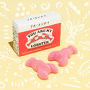 Paladone Friends TV Show Lobster Bath Fizzers - Two 50g You are My Lobster Tropical Bath Fizzies, Pink Paladone Store