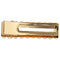 LUX ACCESSORIES White Pearl Rectangle Goldtone Hair Clip Bridal Bobby Pin Barrette LUX ACCESSORIES