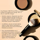 Glo Skin Beauty Pressed Base Powder Foundation Makeup (Natural Medium) - Flawless Coverage for a Radiant Natural, Second-Skin Finish Infinity Warehouse
